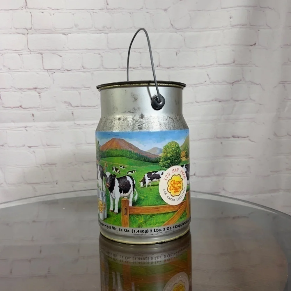 CHUPA CHUPS bucket! Endless Upcycling Possibilities! Vintage